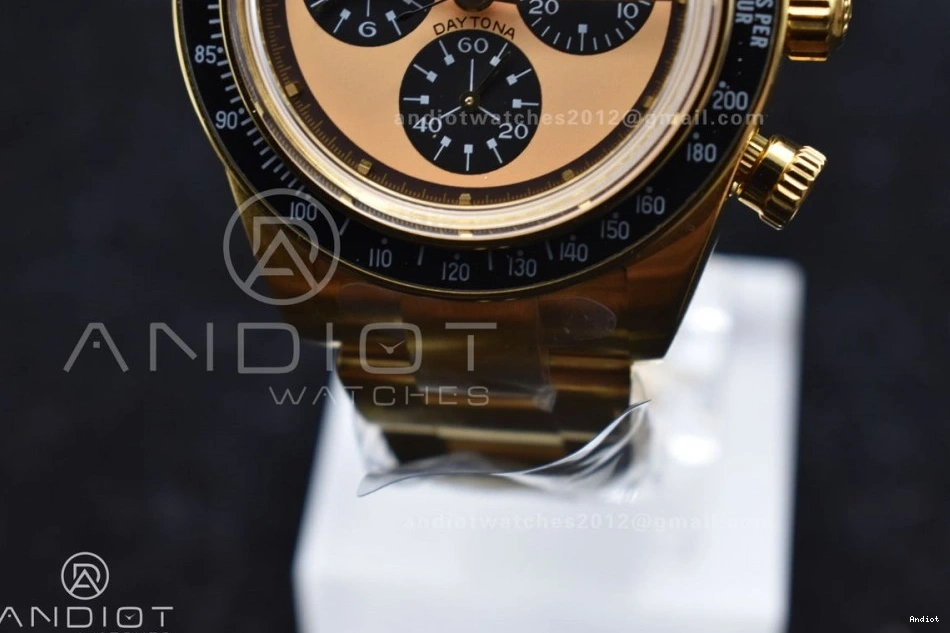 Edition on Bracelet YG YG Dial A7750 Daytona Black ADGF Best YG 0215